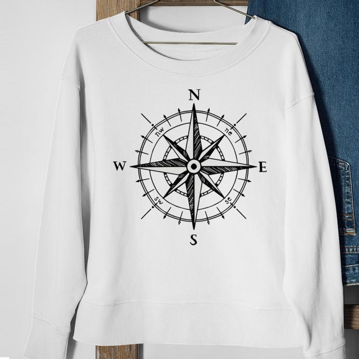 Compass Sweatshirt Gifts for Old Women