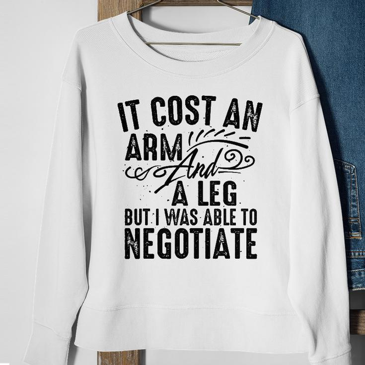 Cool Arm And Leg Able To Negotiate Funny Amputation Gift Sweatshirt Gifts for Old Women