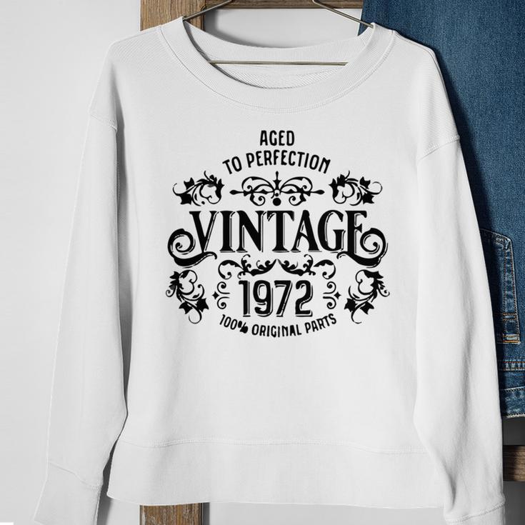 Copy Of 50Th Birthday Born 1972 Vintage Sweatshirt Gifts for Old Women