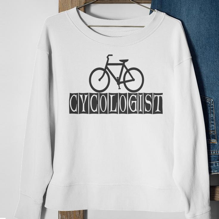 Cycologist Forever Sticker Sweatshirt Gifts for Old Women