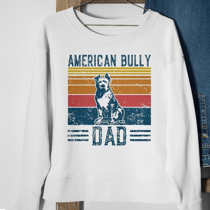Dog Bully Pit Bull Dad - Vintage American Bully Dad Sweatshirt Gifts for Old Women