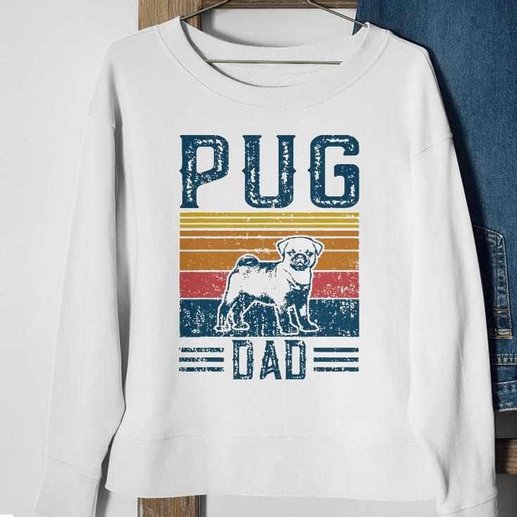 Dog Pug Papa - Vintage Pug Dad Sweatshirt Gifts for Old Women