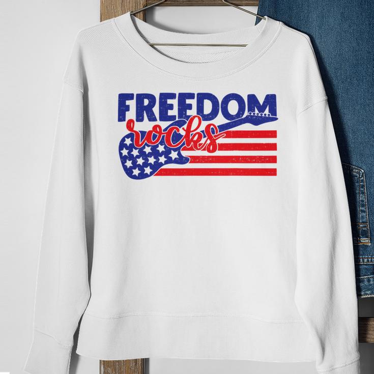 Freedom Rocks Musician Guitarist 721 Shirt Sweatshirt Gifts for Old Women