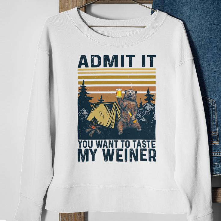 Funny Camping Admit It You Taste My 57 Shirt Sweatshirt Gifts for Old Women