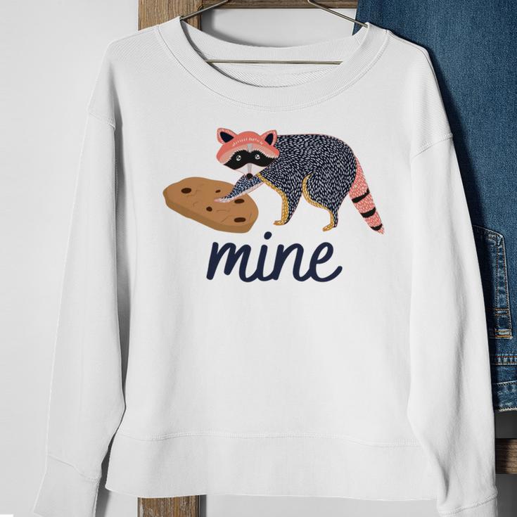 Funny Cookie Raccoon Food Lover Sweatshirt Gifts for Old Women