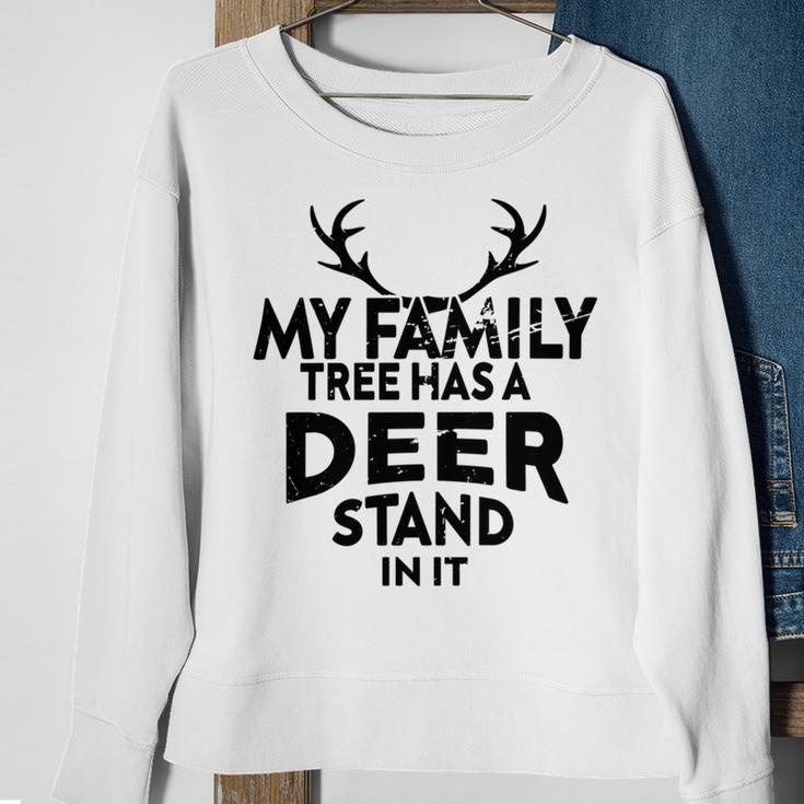 Funny Deer Quotemy Family Tree Has A Deer Stand In It Deer Lovers Sweatshirt Gifts for Old Women