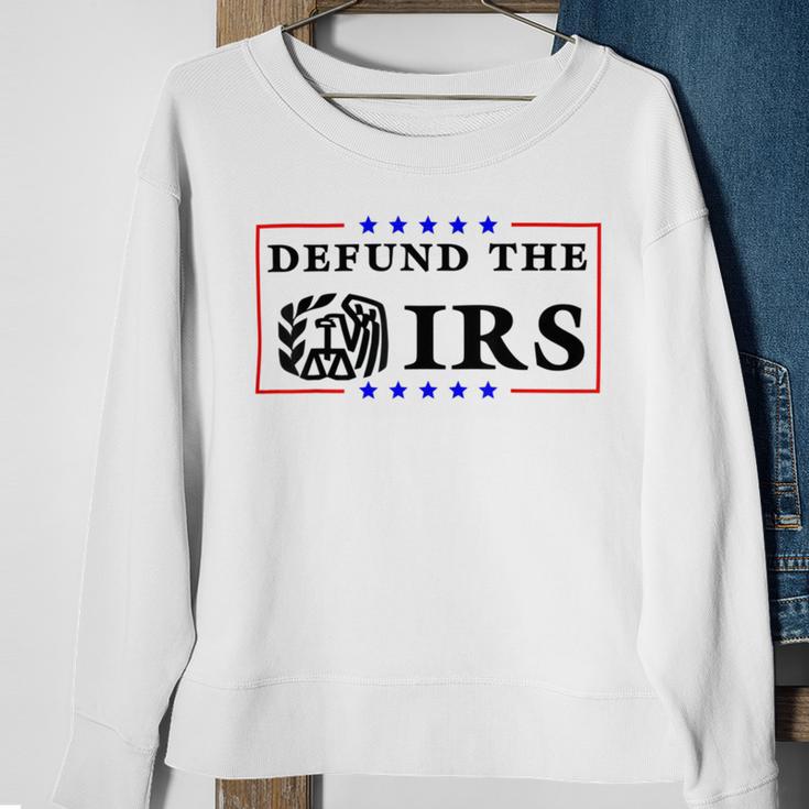 Funny Humor Irs Defund The Irs Sweatshirt Gifts for Old Women