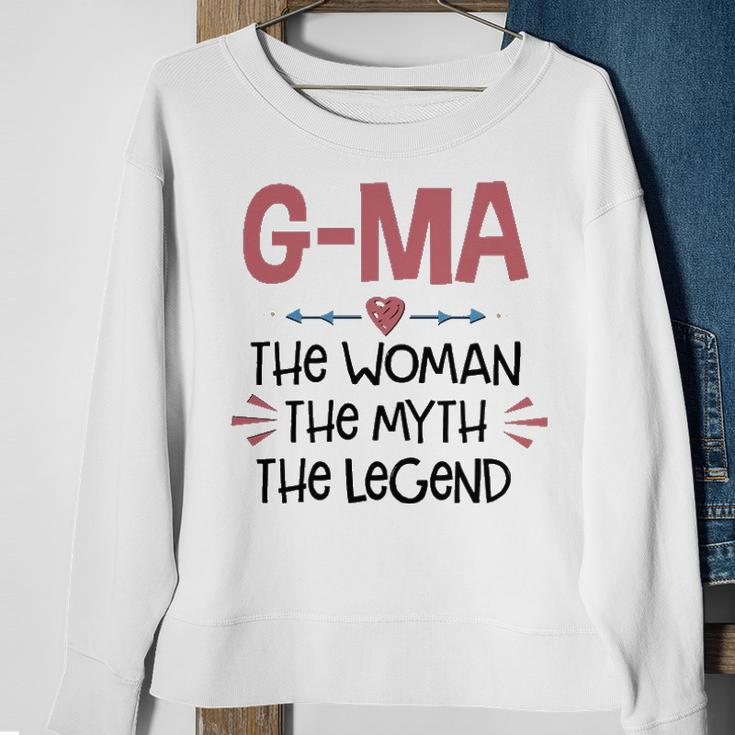 G Ma Grandma Gift G Ma The Woman The Myth The Legend Sweatshirt Gifts for Old Women