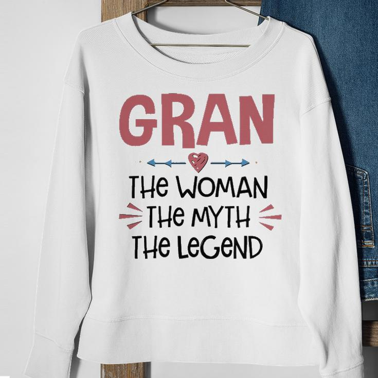 Gran Grandma Gift Gran The Woman The Myth The Legend Sweatshirt Gifts for Old Women