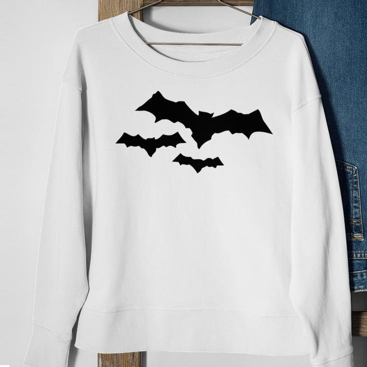 Halloween Scary Vampire Bats Pattern Sweatshirt Gifts for Old Women