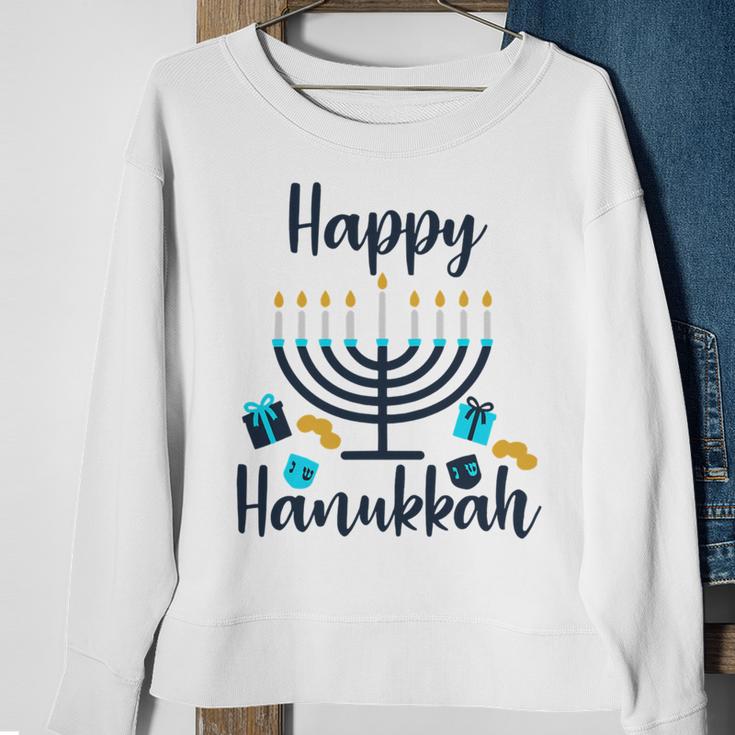 Happy Hanukkah Chanukah Pajama 893 Shirt Sweatshirt Gifts for Old Women