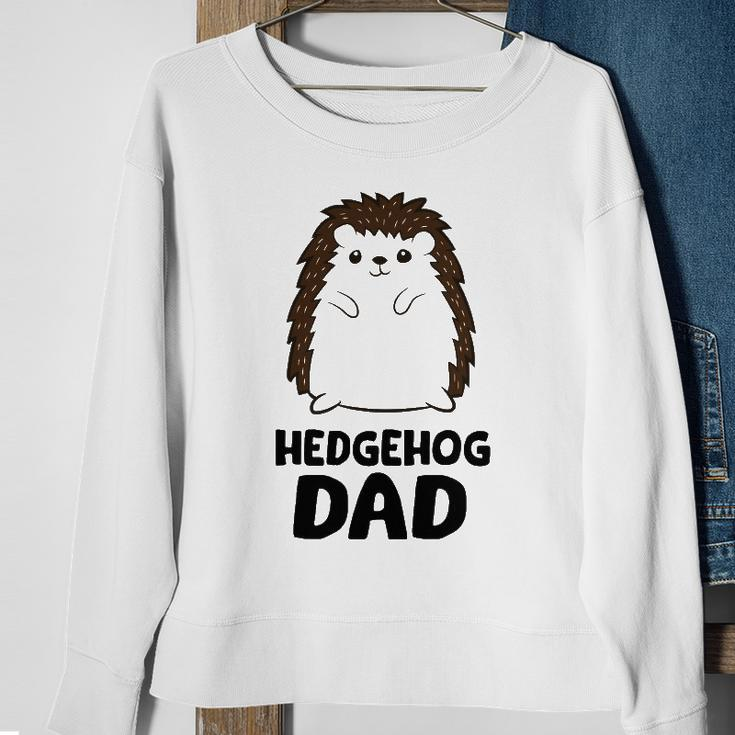 Hedgehog Dad Fathers Day Cute Hedgehog Sweatshirt Gifts for Old Women