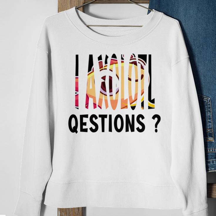 I Axlotl V2 Sweatshirt Gifts for Old Women