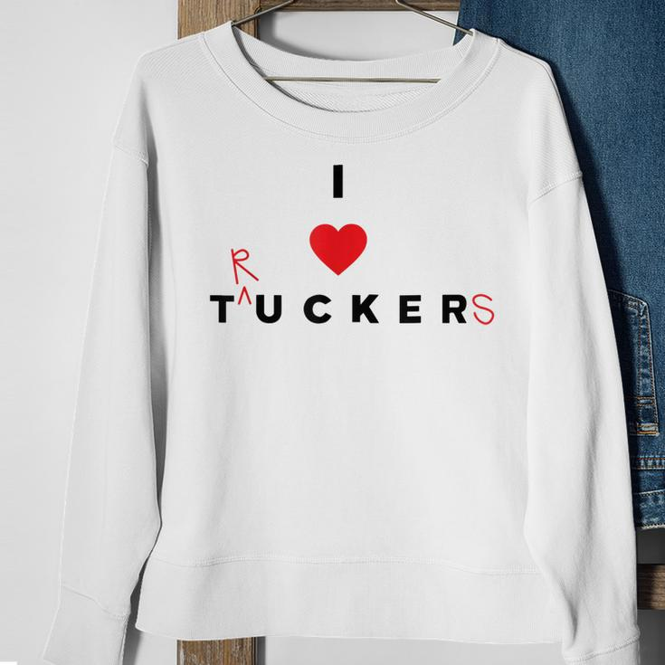 I Love Tucker Funny Trucker Funny Sweatshirt Gifts for Old Women