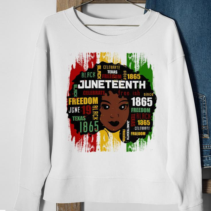 Juneteenth Girl Shirt Sweatshirt Gifts for Old Women