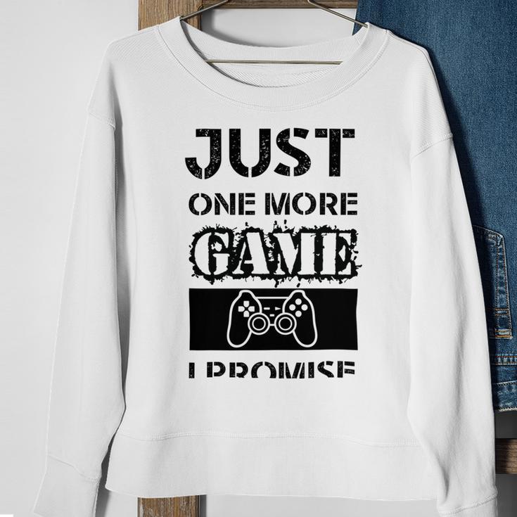 Just One More Game I Promise Sweatshirt Gifts for Old Women