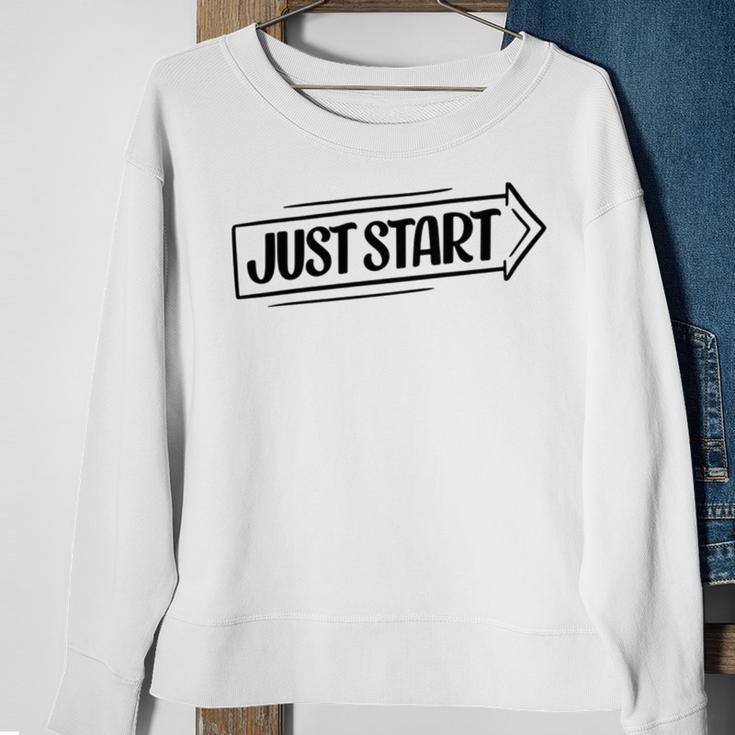 Just Start 98 Trending Shirt Sweatshirt Gifts for Old Women