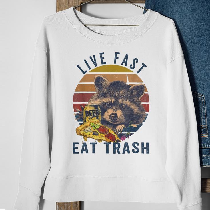 Live Fast Eat Trash 789 Shirt Sweatshirt Gifts for Old Women