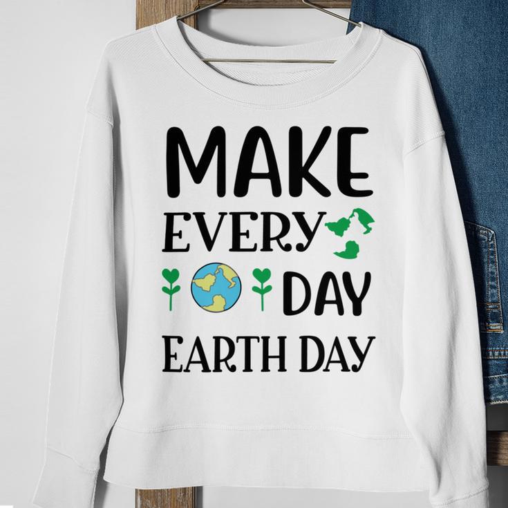 Make Every Day Earth Day Sweatshirt Gifts for Old Women