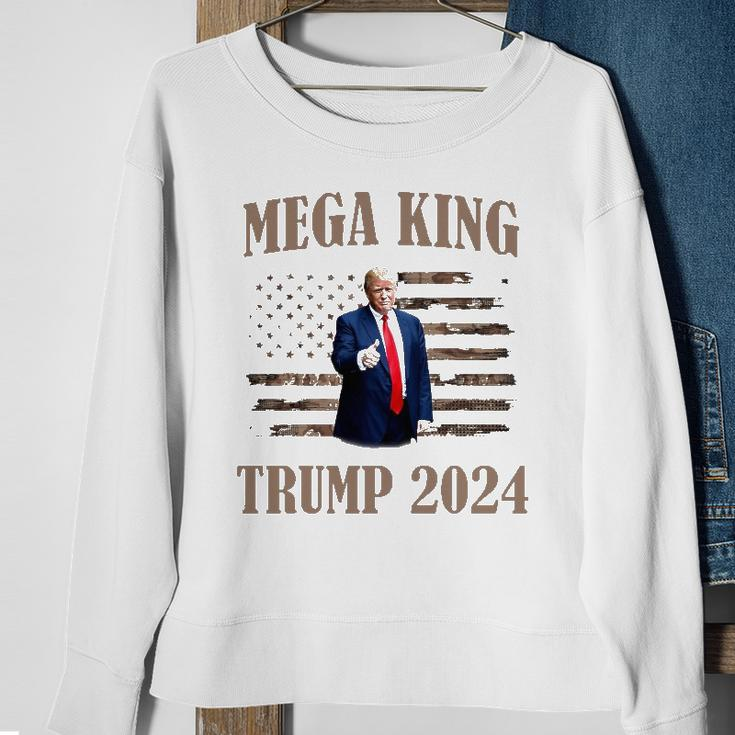 Mega King Mega King Trump 2024 Donald Trump Sweatshirt Gifts for Old Women