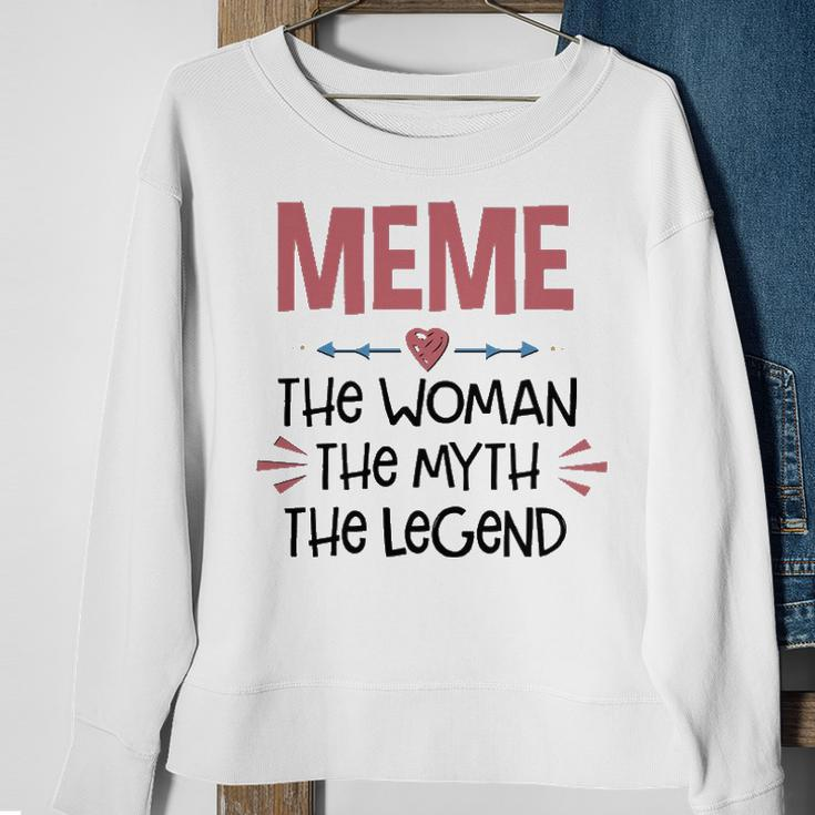 Meme Grandma Gift Meme The Woman The Myth The Legend Sweatshirt Gifts for Old Women