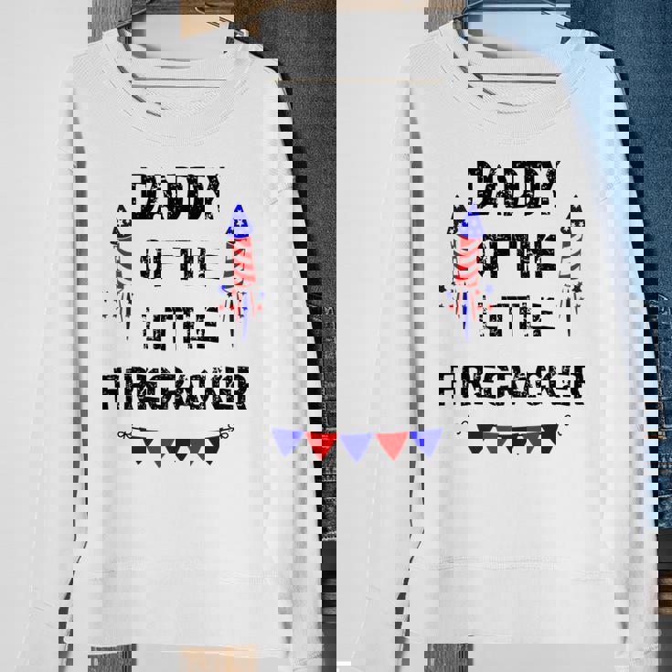 Mens Mens 4Th Of July Dad Daddy Of The Little Firecracker Gifts Sweatshirt Gifts for Old Women