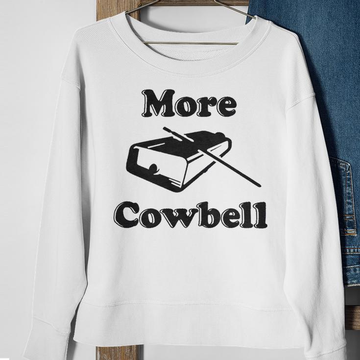 Mens More CowbellShirt Funny Novelty Sarcastic Graphic Adult Humor Tee 175 Trending Shir Sweatshirt Gifts for Old Women