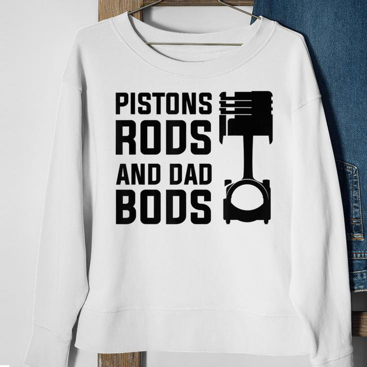 Mens Pistons Rods And Dad Bods Sweatshirt Gifts for Old Women