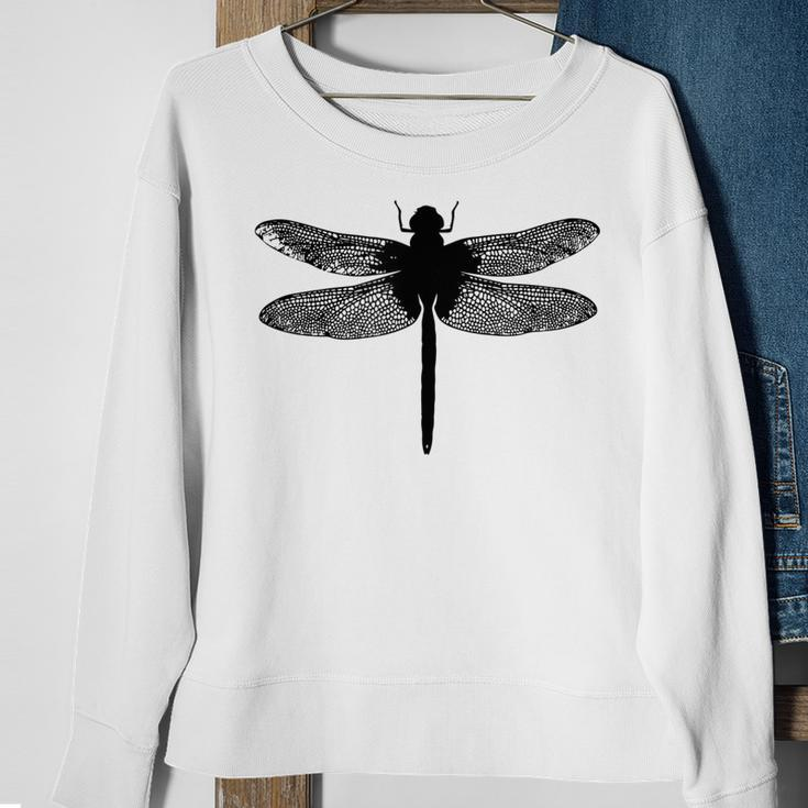 Minimalist Silhouette Insect Dragonfly Dragon Fly Sweatshirt Gifts for Old Women