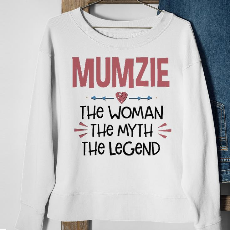 Mumzie Grandma Gift Mumzie The Woman The Myth The Legend Sweatshirt Gifts for Old Women