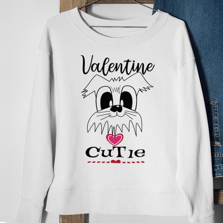 My Valentine Puppy Cutie Sweatshirt Gifts for Old Women