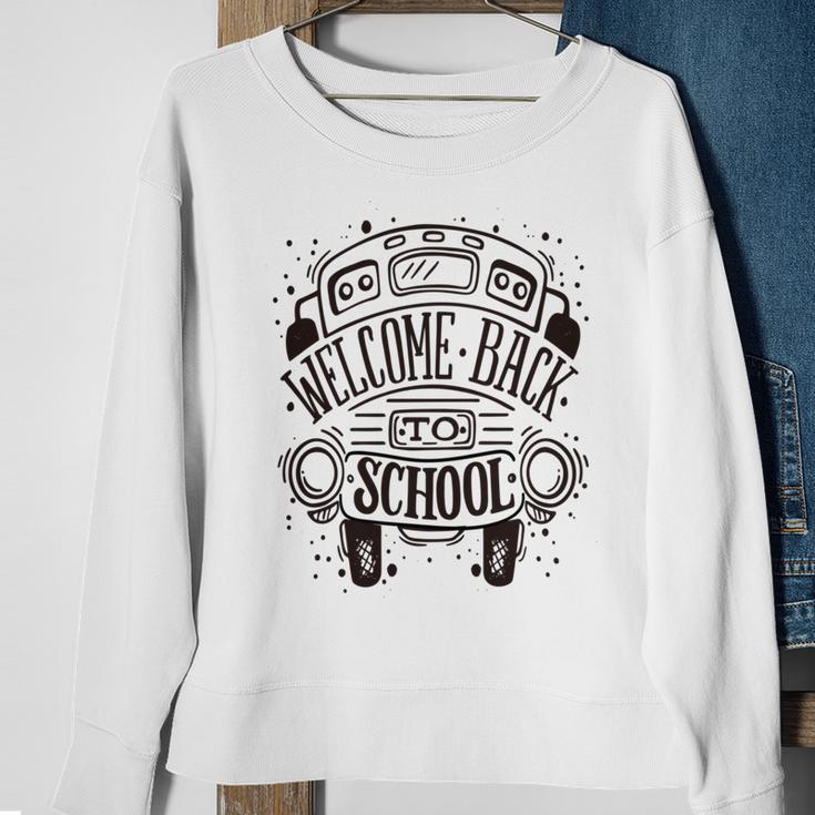 New Welcome Back To School Sweatshirt Gifts for Old Women