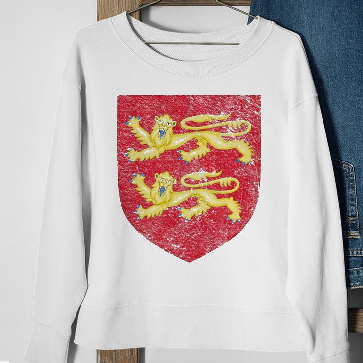 Normandy Coat Of Arms Flag France Norman Two Leopards Sweatshirt Gifts for Old Women