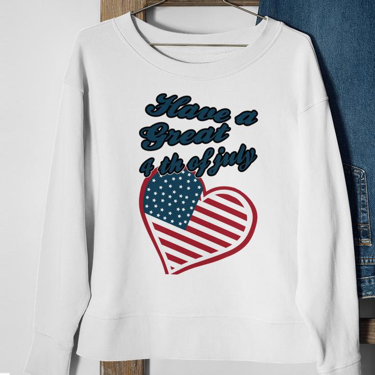 Official Have A Great 4Th Of July Sweatshirt Gifts for Old Women