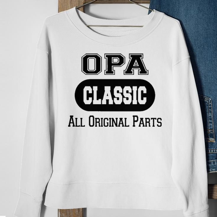 Opa Grandpa Gift Classic All Original Parts Opa Sweatshirt Gifts for Old Women
