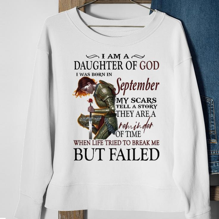 September Girl Gift September Girl I Am A Daughter Of God Sweatshirt Gifts for Old Women