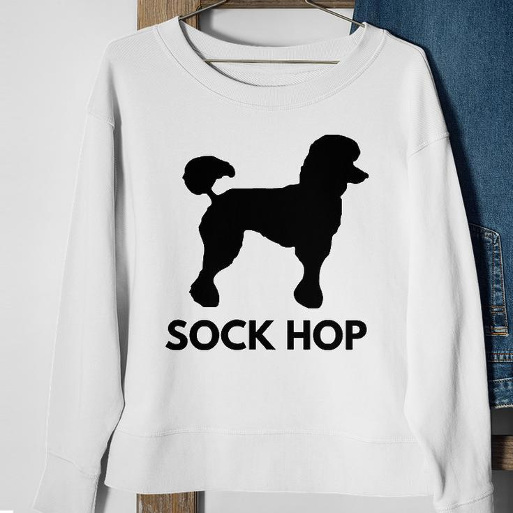 Sock Hop 50S Costume Big Poodle 1950S Party Sweatshirt Gifts for Old Women