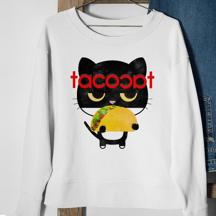 Tacocat Funny Cat Lovers Gift Sweatshirt Gifts for Old Women