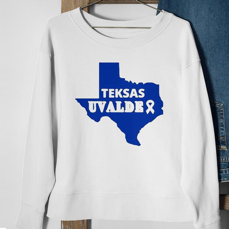 Texas Uvalde Pray For Texas Texas Map Sweatshirt Gifts for Old Women