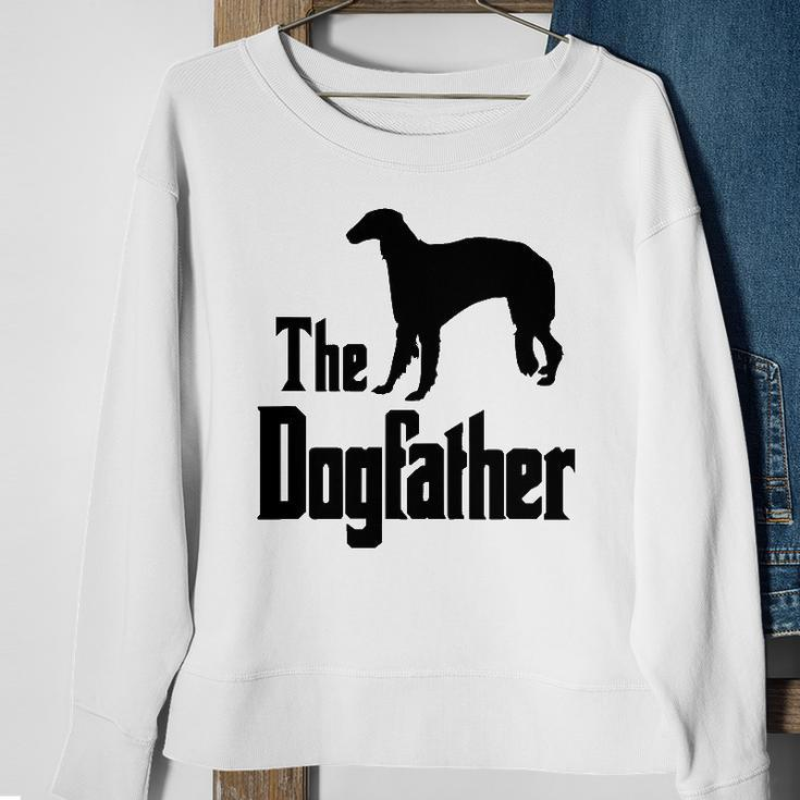 The Dogfather - Funny Dog Gift Funny Borzoi Sweatshirt Gifts for Old Women