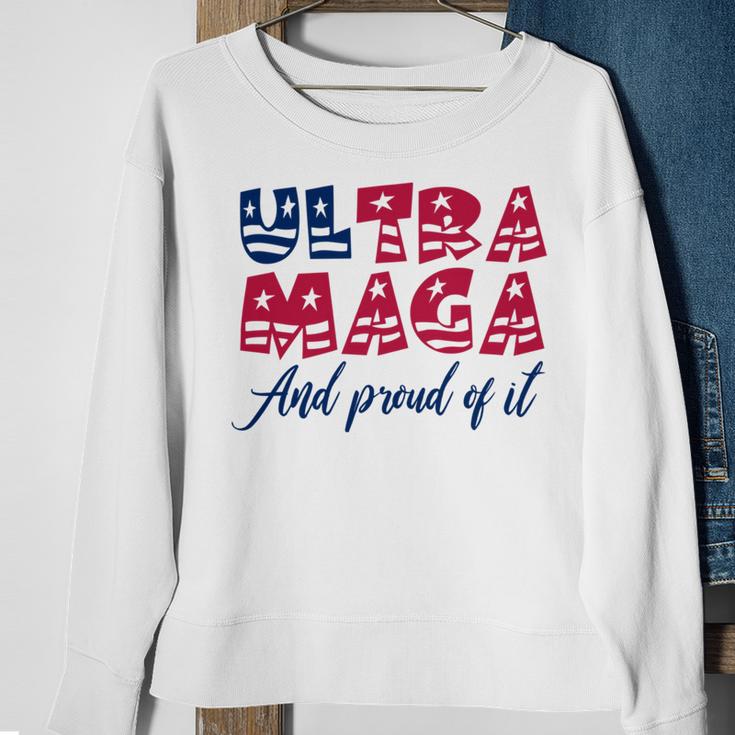 Ultra Maga And Proud Of It A Ultra Maga And Proud Of It V5 Sweatshirt Gifts for Old Women