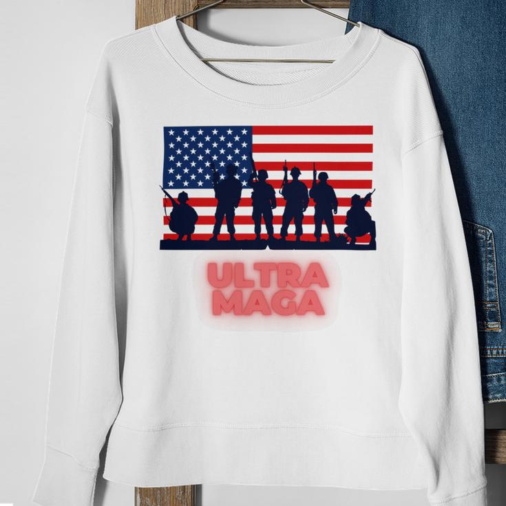 Ultra Maga And Proud Of It V21 Sweatshirt Gifts for Old Women