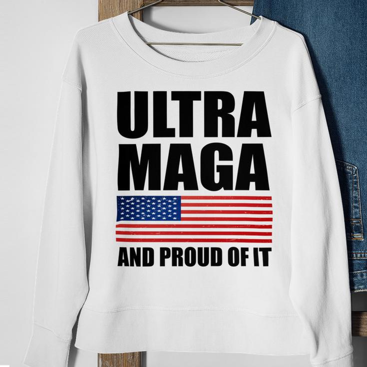 Ultra Maga And Proud Of It V9 Sweatshirt Gifts for Old Women