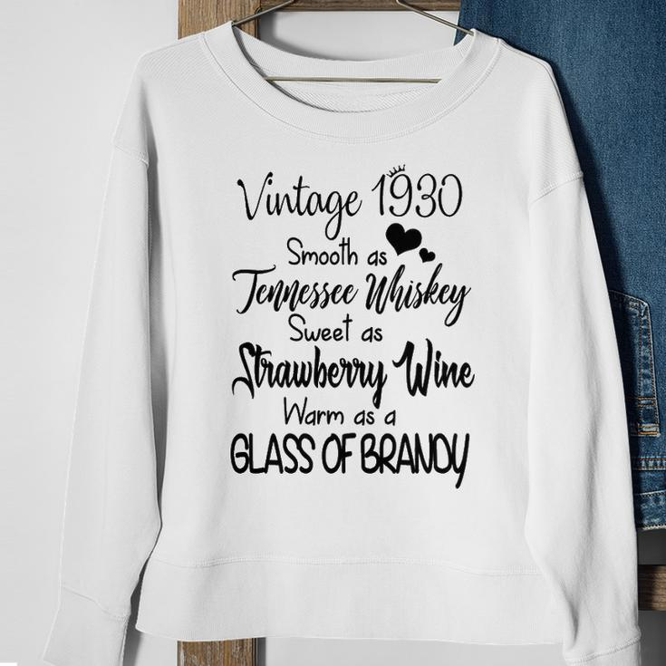 Vintage 1930 Woman Birthday Sweatshirt Gifts for Old Women
