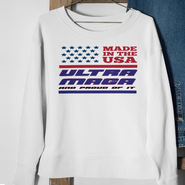 Vintageultra Maga And Proud Of It Made In Usa Sweatshirt Gifts for Old Women