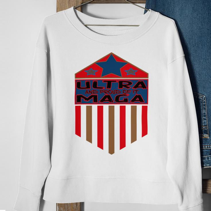 Vintageultra Maga And Proud Of It Sweatshirt Gifts for Old Women