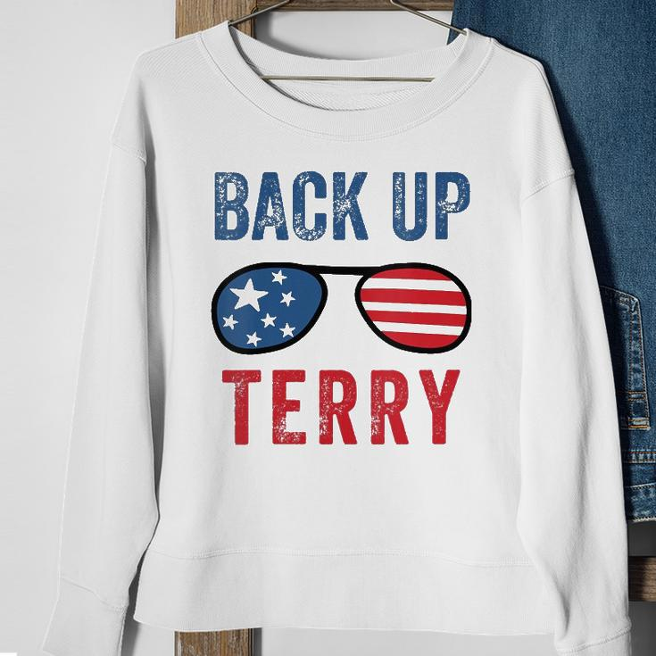 Womens Back Up Terry Put It In Reverse Fireworks Funny 4Th Of July V-Neck Sweatshirt Gifts for Old Women
