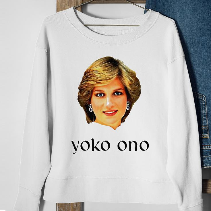 Yoko Ono Diana Princess Of Wales Sweatshirt Gifts for Old Women