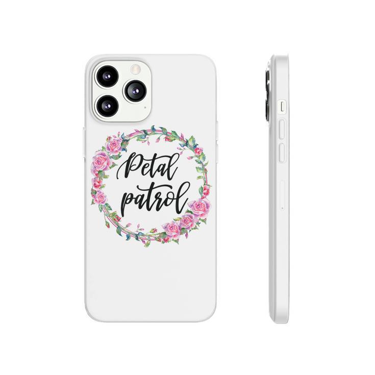 Kids Flower Girl Wedding Bridal Party Petal Patrol  Phonecase iPhone