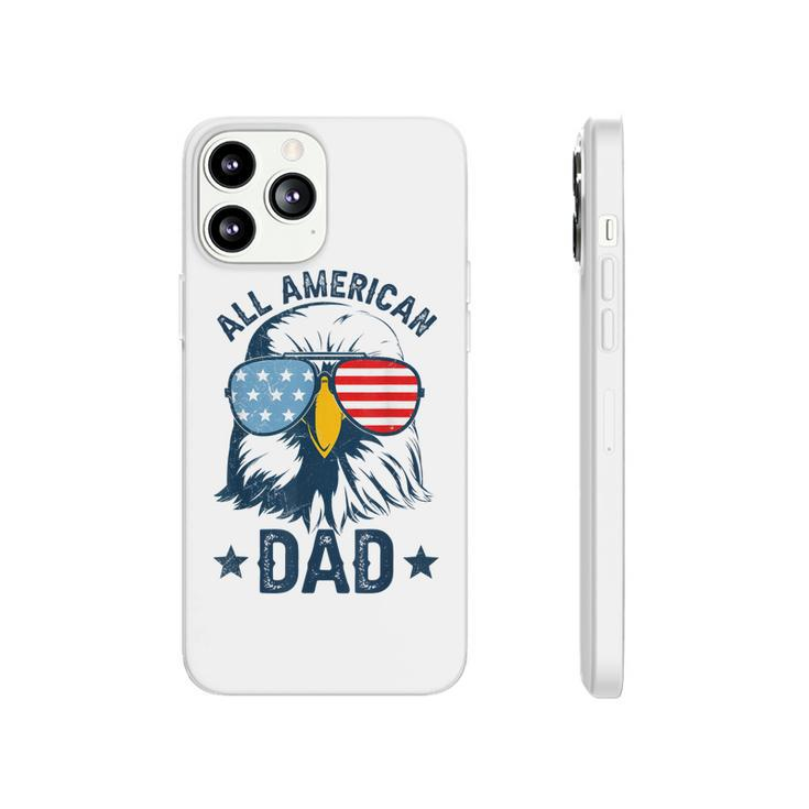 Retro All American Dad 4Th Of July  Daddy Eagle Usa  Phonecase iPhone